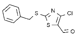 4-Chloro-2-[(phenylmethyl)thio]-5-thiazolecarboxaldehyde