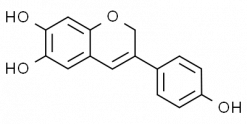 3-(4-Hydroxyphenyl)-2H-1-benzopyran-6,7-diol