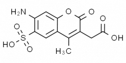 7-Amino-4-methyl-6-sulfocoumarin-3-acetic acid