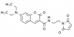 7-Diethylamino-3-[N-(2-maleimidoethyl)carbamoyl]coumarin