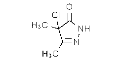 4-Chloro-3,4-dimethyl-2-pyrazolin-5-one