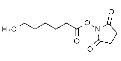Heptanoic acid NHS ester