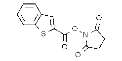 Benzo[b]thiophene-2-carboxylic acid N-hydroxysuccinimide ester