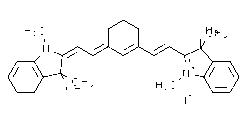 2-[2-[3-[(1,3-Dihydro-1,3,3-trimethyl-2H-indol-2-ylidene)ethylidene]-1-cyclohexen-1-yl]ethenyl]-1,3,3-trimethyl-3H-indolium iodide