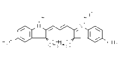 2-[3-(1,3-Dihydro-1,3,3,5-tetramethyl-2H-indol-2-ylidene)-1-propenyl]-1,3,3,5-tetramethyl-3H-indolium iodide