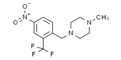 1-Methyl-4-[[4-nitro-2-(trifluoromethyl)phenyl]methyl]-piperazine