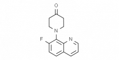 1-(7-Fluoro-8-quinolinyl)-4-piperidinone