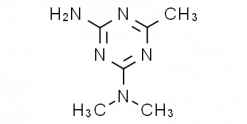 2-Amino-4-dimethylamino-6-methyl-1,3,5-triazine