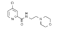 4-Chloro-pyricline-2-carboxylic acid (2-morpholin-4-yl-ethyl)-amide