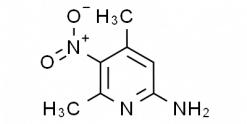 2-Amino-5-nitro-4,6-dimethylpyridine
