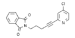 2-[5-(4-Chloro-2-pyridinyl)-4-pentyn-1-yl]-1H-isoindole-1,3(2H)-dione