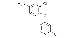3-Chloro-4-(2-chloropyridin-4-yloxy)benzenamine