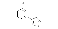 4-Chloro-2-thiophen-3-yl-pyridine