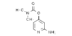Dimethylcarbamic acid 2-amino-4-pyridinyl ester