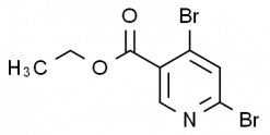 4,6-Dibromopyridine-3-carboxylic acid ethyl ester