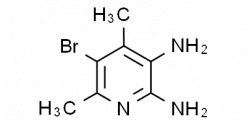 2,3-Diamino-4,6-dimethyl-5-bromopyridine