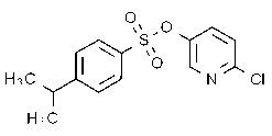 4-Isopropyl-benzenesulfonic acid 6-chloropyridin-3-yl ester
