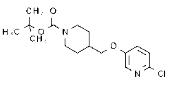 tert-Butyl 4-{ [( 6-chloropyridin-3-yl)oxy] methyl} piperidine-1-carboxylate