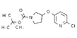3-[(6-Chloro-3-pyridinyl)oxy]-1-pyrrolidinecarboxylic acid tert-butyl ester