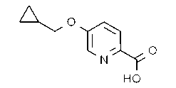 5-(Cyclopropylmethoxy)pyridine-2-carboxylic acid