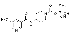 4-[(5-Methylpyridin-3-ylcarbonyl)amino]piperidine-1-carboxylic acid tert-butyl ester