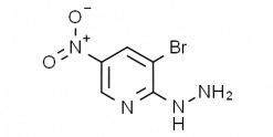3-Bromo-2-hydrazino-5-nitropyridine