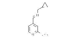 2-Methylpyridine-4-carboxaldehyde (cyclopropylmethyl)imine