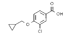 4-(Cyclopropylmethoxy)-3-chlorobenzoic acid