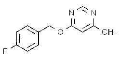 4-[(4-Fluorophenyl)methoxy]-6-methyl-pyrimidine