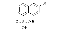 6,8-Dibromonaphthalene-1-sulfonic acid