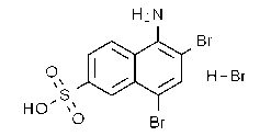 5-Amino-6,8-dibromonaphthalene-2-sulfonic acid hydrobromide