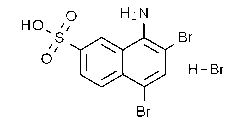 8-Amino-5,7-dibromonaphthalene-2-sulfonic acid hydrobromide