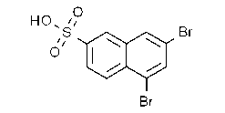5,7-Dibromonaphthalene-2-sulfonic acid