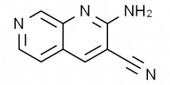 2-Amino-1,7-naphthyridine-3-carbonitrile