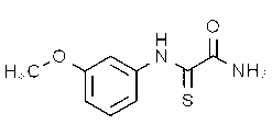 2-(3-Methoxyphenylamino)-2-thioxoacetamide