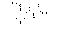 2-(5-Methyl-2-methoxyphenylamino)-2-thioxoacetamide