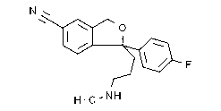 1-(4-Fluorophenyl)-1,3-dihydro-1-[3-(methylamino)propyl]-5-isobenzofurancarbonitrile