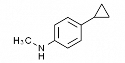 4-Cyclopropyl-N-methyl-benzenamine