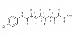 2,2,3,3,4,4,5,5,6,6,7,7-Dodecafluorooctanedioic acid (4-chlorophenyl)amide hydroxyamide