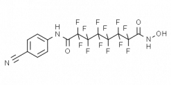 2,2,3,3,4,4,5,5,6,6,7,7-Dodecafluorooctanedioic acid (4-cyanophenyl)amide hydroxyamide