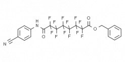 Benzyl 7-(4-cyanophenylcarbamoyl)-2,2,3,3,4,4,5,5,6,6,7,7-dodecafluoroheptanoat