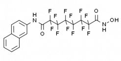 2,2,3,3,4,4,5,5,6,6,7,7-Dodecafluorooctanedioic acid hydroxyamide naphthalen-2-ylamide