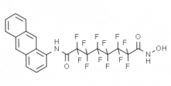 2,2,3,3,4,4,5,5,6,6,7,7-Dodecafluorooctanedioic acid anthracen-1-ylamide hydroxyamide