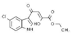 4-(5-Chloroindol-3-yl)-2-hydroxy-4-oxo-2-butenoic acid ethyl ester