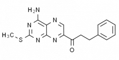 1-[4-Amino-2-(methylthio)-7-pteridinyl]-3-phenyl-1-propanone