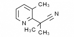 2-Methyl-2-(3-methylpyridin-2-yl)propanenitrile