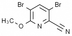 2-Cyano-3,5-dibromo-6-methoxypyridine