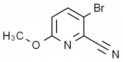 3-Bromo-2-cyano-6-methoxypyridine