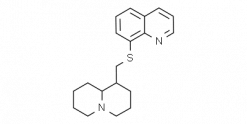8-[[(Octahydro-2H-quinolizin-1-yl)methyl]thio]-quinoline