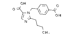 2-Butyl-1-(4carboxybenzyl)-1H-imidazole-4-caboxylic acid